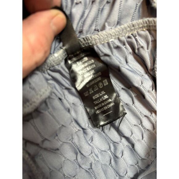 High-Waisted Honeycomb Pattern Leggings L/XL By New Mix - Picture 4 of 11